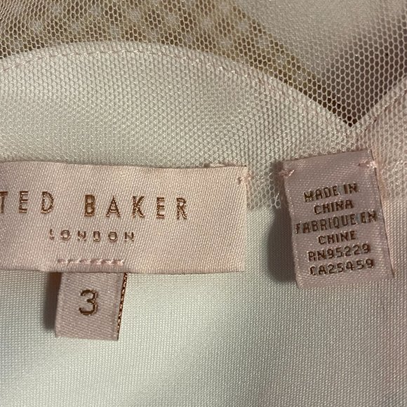 Ted Baker Jaazmin Fantasia Women's Floral Scallop Dress - Picture 9 of 11